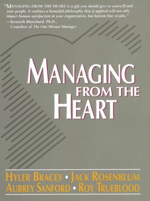 cover image of Managing from the Heart